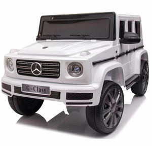 ماشین شارژی بنز G-class دو موتور سفید AX2089_اسباب بازی